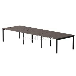 Бенч-система на 6 мест EVO на металлокаркасе 254S220 4740х670(1370)x755