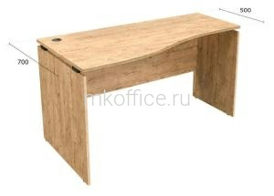 Стол криволинейный Континент-Про BLACK СК140(70)L 1400х700/500х750 Стол криволинейный Континент-Про BLACK СК140(70)L 1400х700/500х750