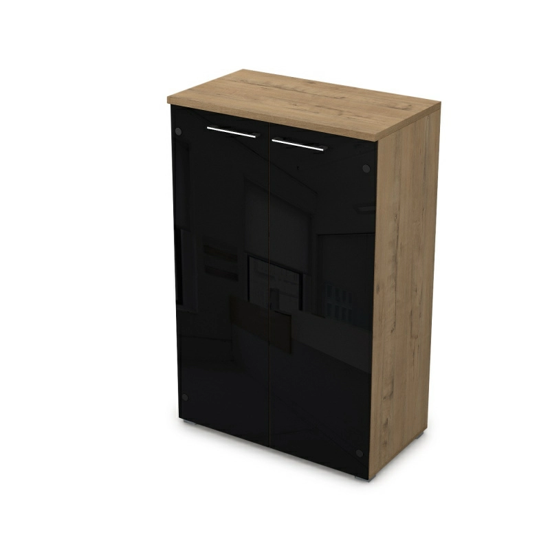 Шкаф средний со стеклом 9НШ.017.7 800x450x1245 Шкаф средний со стеклом 9НШ.017.7 800x450x1245