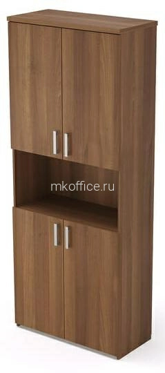 Шкаф для документов высокий закрытый с нишей Стиль 2Ш.005.4 790х370х1960