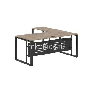 Стол с боковой приставкой с металлической фронтальной панелью ECT 1819 M 1800х1900х750