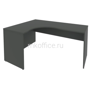 Стол эргономичный Riva антрацит А.СА-4Л 1600x1200x750 Стол эргономичный Riva антрацит А.СА-4Л 1600x1200x750