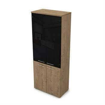 Шкаф высокий со стеклом 9НШ.005.22 800x450x2045 Шкаф высокий со стеклом 9НШ.005.22 800x450x2045