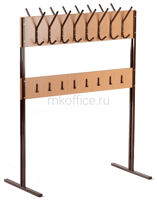 Выбрать вешалка напольная гардеробная 16 крючков 1200х600х1770 по низким ценам. МК Офис Вешалка напольная гардеробная 16 крючков 1200х600х1770. Ассортимент МК Офис