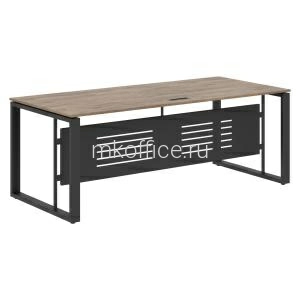 Стол руководителя с металлической фронтальной панелью EST 209 M 2000х900х750