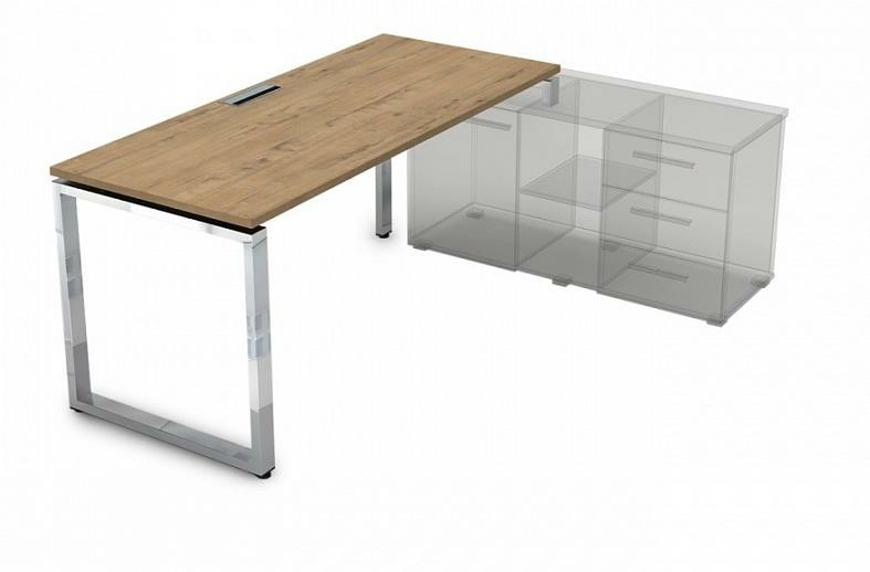 Стол рабочий, прямолинейный, правый НСТП-О.974 1600x700x750 Стол рабочий, прямолинейный, правый НСТП-О.974 1600x700x750