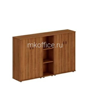 Шкаф средний (закрытый + стеллаж узкий + закрытый) Престиж Исп.26 220x46x136 Шкаф средний (закрытый + стеллаж узкий + закрытый) Престиж Исп.26 220x46x136