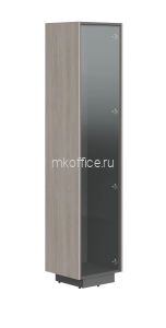 Шкаф высокий узкий фасады стекло СФ-574303 464х430х2100