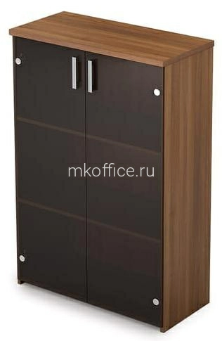 Шкаф для документов средний со стеклом Стиль 2Ш.017.3 790х370х1190