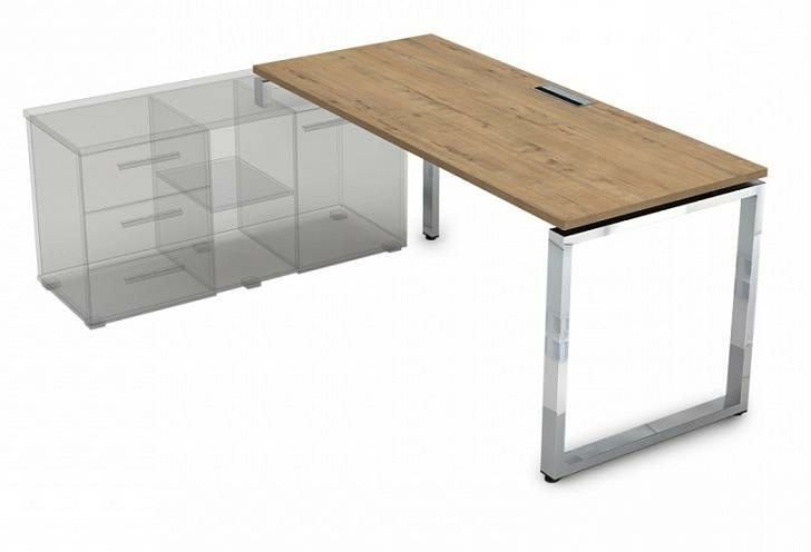 Стол рабочий, прямолинейный, левый  НСТЛ-О.975 1600x700x750