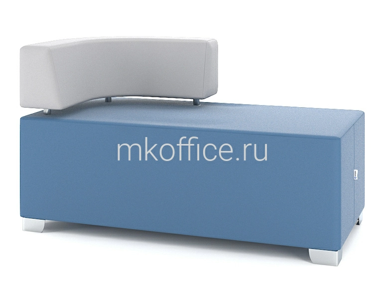 Выбрать модуль с закругленной спинкой m2-2cl 1300*650*h730 по низким ценам. МК Офис Модуль с закругленной спинкой M2-2CL 1300*650*h730. Ассортимент МК Офис