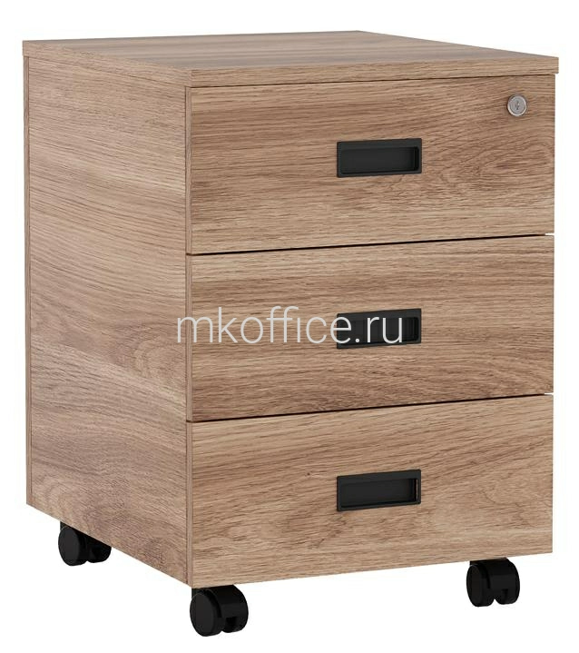 Тумба подкатная с 3 ящиками LVP190303 430x500x600