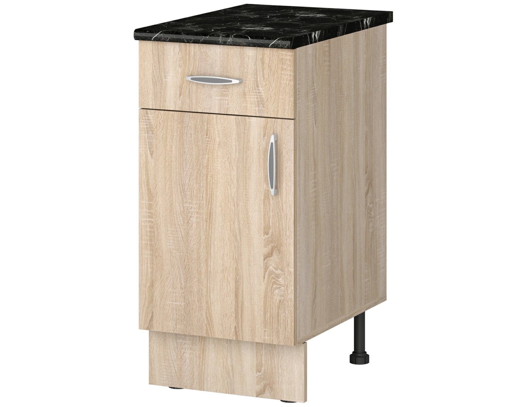 Шкаф напольный 40 см Дуб сонома 400x600х852