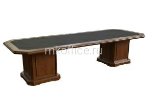 Стол для переговоров с кожаной вставкой Washington 29701 330x120x76 Стол для переговоров с кожаной вставкой Washington 29701 330x120x76