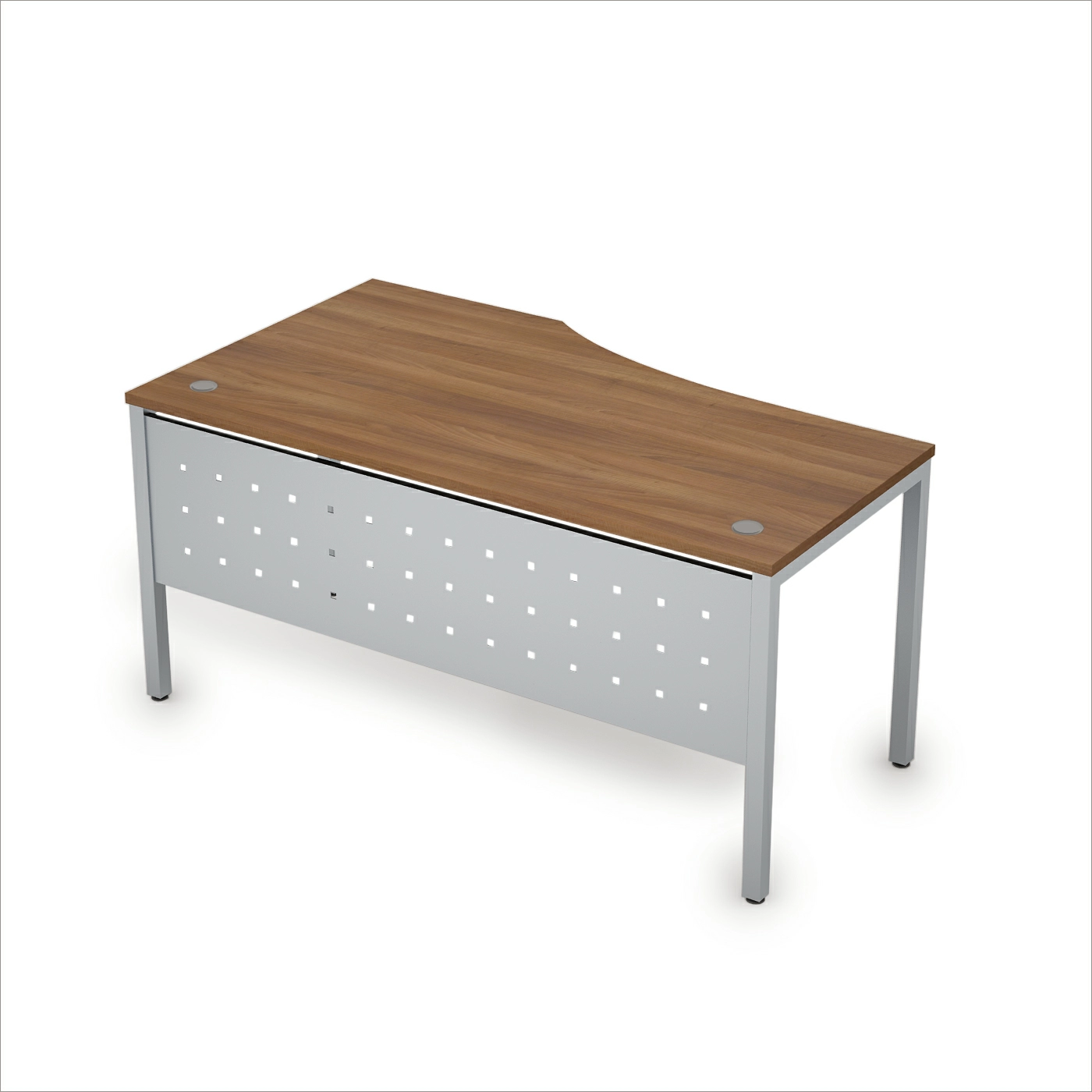 Стол криволинейный правый экран металл Avance 6МК.021 1600x900x750