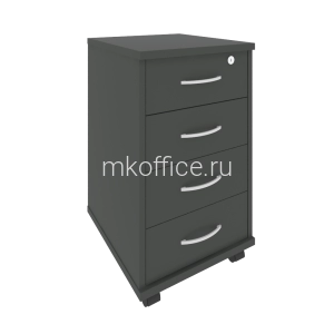 Тумба подкатная  Riva антрацит А.ТМ-4 F 420x450x708 Тумба подкатная  Riva антрацит А.ТМ-4 F 420x450x708