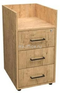 Тумба приставная Континент-Про BLACK ТП50 400х500х728 Тумба приставная Континент-Про BLACK ТП50 400х500х728