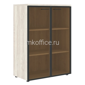 Шкаф со стеклянными дверьми в алюминиевой рамке XTEN XMC 85.7 850х432х1165