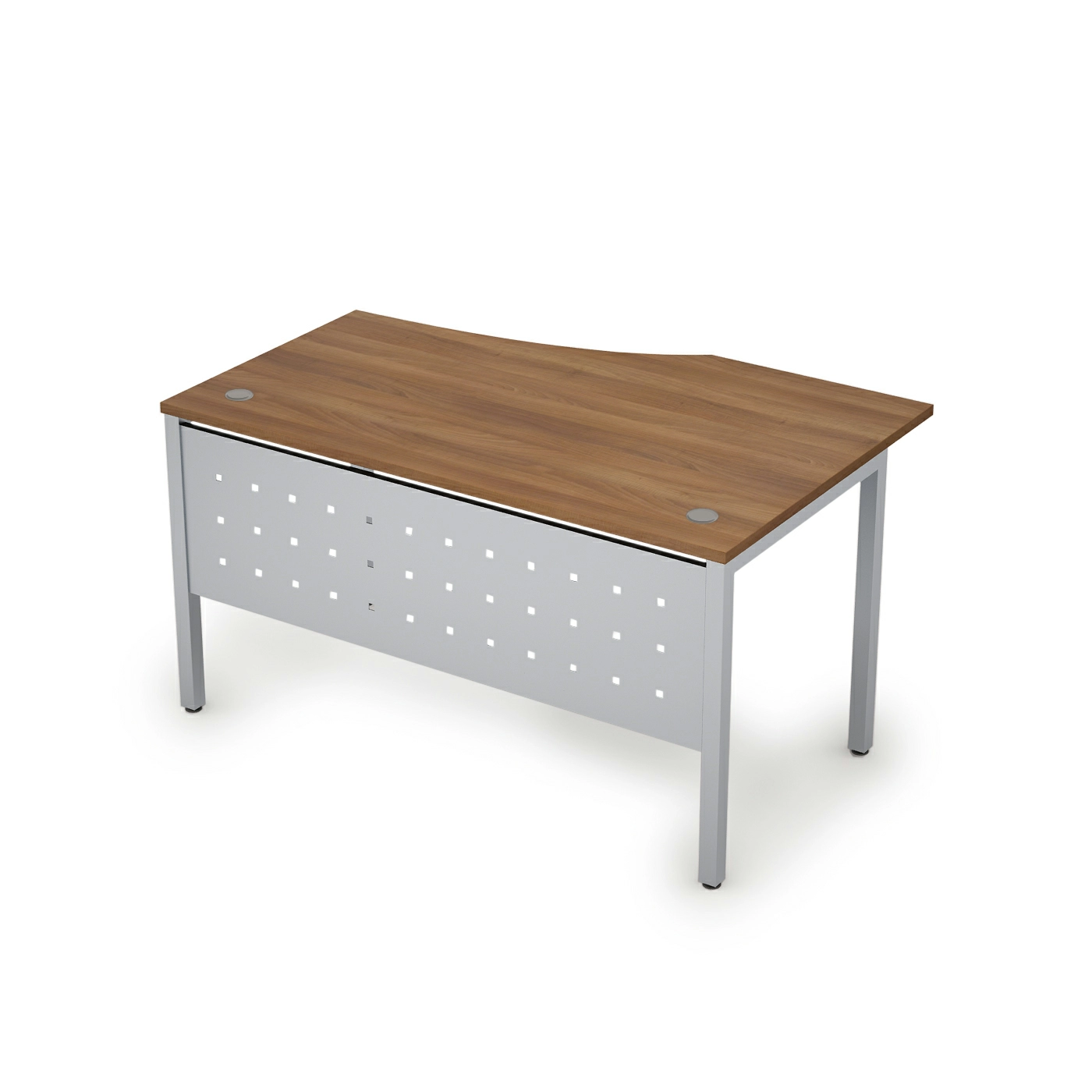 Стол криволинейный левый экран металл Avance 6МК.022 1400x900x750