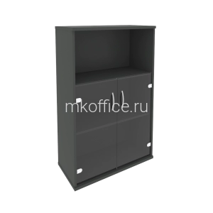 Шкаф средний  Riva антрацит А.СТ-2.2 770x365x1215 Шкаф средний  Riva антрацит А.СТ-2.2 770x365x1215