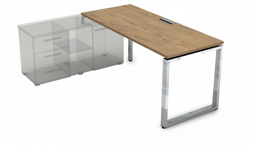 Стол рабочий, прямолинейный, левый НСТЛ-О.989 1400x800x750 Стол рабочий, прямолинейный, левый НСТЛ-О.989 1400x800x750