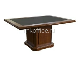 Элемент стола для переговоров 165 центральный с кожаной вставкой Washington 29705 165x120x76 Элемент стола для переговоров 165 центральный с кожаной вставкой Washington 29705 165x120x76