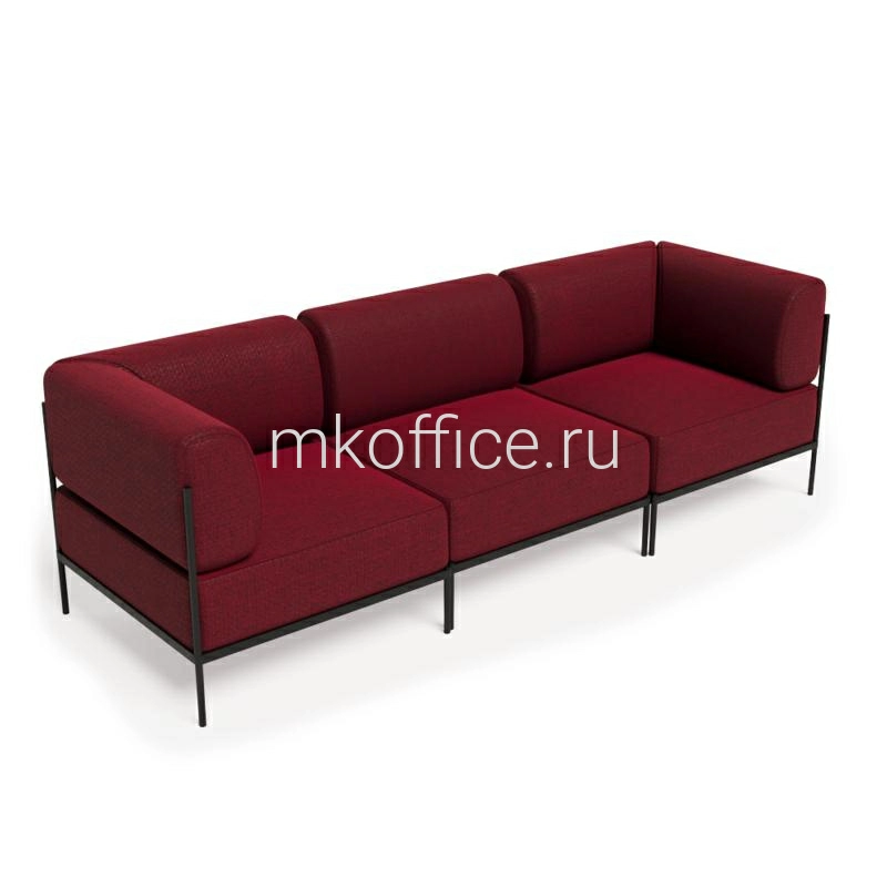 RIO Диван трехместный PCE-06 2430х810х770. Ассортимент МК Офис