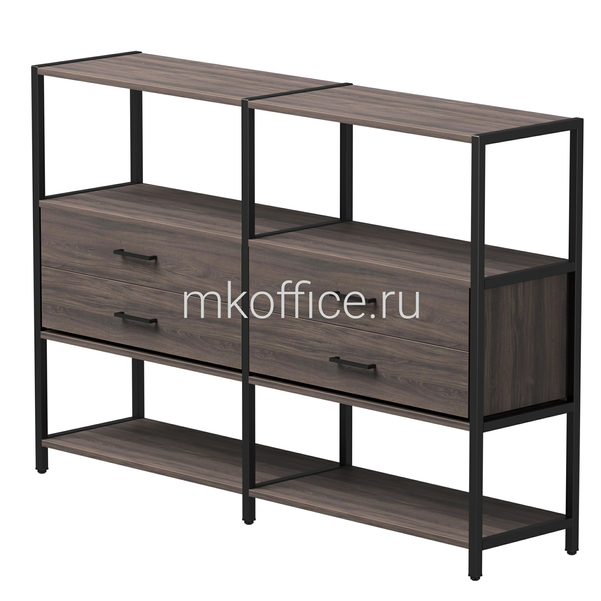 Набор стеллажных систем №2 EVO 254ST2 1635x385x1120. Ассортимент МК Офис