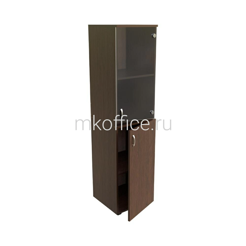 Шкаф узкий, низкий с прозр. стекл.  Континент ЛФ 229 400х406х1610