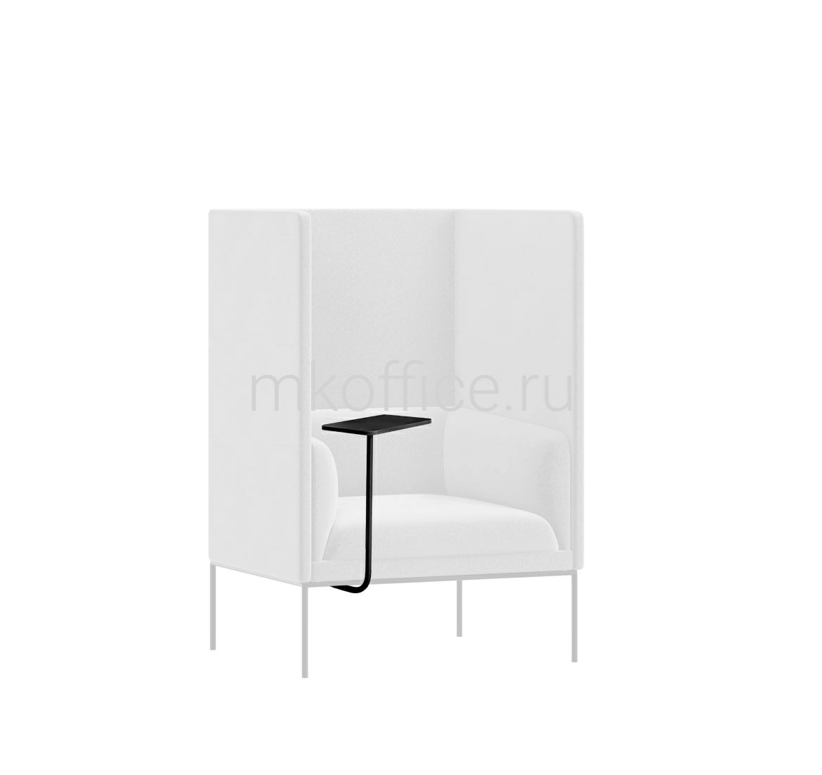 Поворотный столик Liro Черный 30x22x50. Ассортимент МК Офис