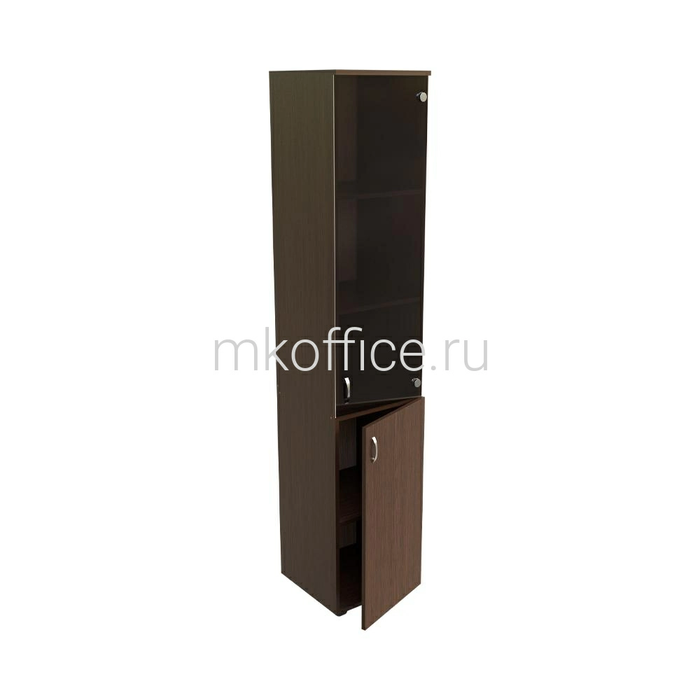 Шкаф узкий с бронз. стеклом  Континент ЛФ219  400х406х2000