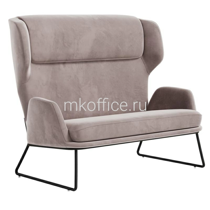 PRONTO Диван двухместный PRNT-02 1230х760х1090. Ассортимент МК Офис