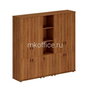 Шкаф высокий (закрытый + полузакрытый узкий + закрытый) Престиж Исп.55 220x46x203 Шкаф высокий (закрытый + полузакрытый узкий + закрытый) Престиж Исп.55 220x46x203
