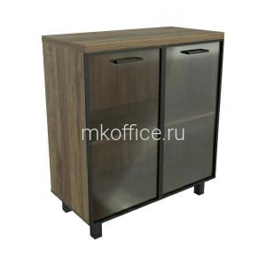 Креденция 2 двери со стеклом Президент-Pro ПР502 800х400х900