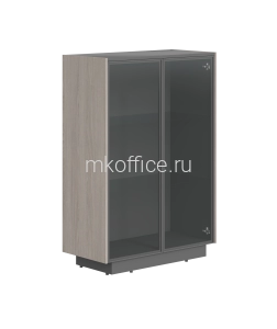 Шкаф средний широкий фасады стекло/МДФ СФ-574302 900х430х1305