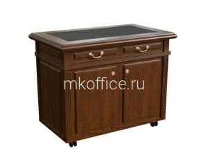 Приставка подкатная с кожаной вставкой Washington 29201 120x80x80 Приставка подкатная с кожаной вставкой Washington 29201 120x80x80