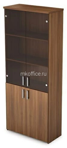 Шкаф для документов высокий со стеклом Стиль 2Ш.005.3 790х370х1960