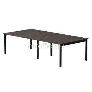 Бенч-система на 4 места EVO на металлокаркасе 254S119 2760х670(1370)x755