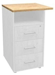 Топ на тумбу Континент-Про BLACK КТП50-50 500х500х22 Топ на тумбу Континент-Про BLACK КТП50-50 500х500х22