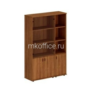 Шкаф комбинированный высокий (стекло + полузакрытый узкий) Престиж Исп.49 133x46x203 Шкаф комбинированный высокий (стекло + полузакрытый узкий) Престиж Исп.49 133x46x203