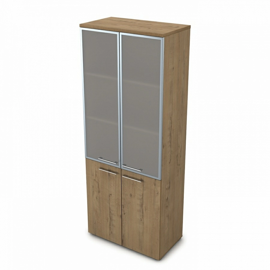 Шкаф высокий со стеклом  9НШ.005.19 800x450x2045 Шкаф высокий со стеклом  9НШ.005.19 800x450x2045