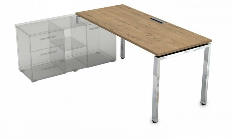 Стол рабочий, прямолинейный, левый НСТЛ-П.974 1600x700x750