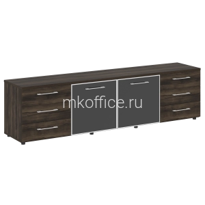 Тумба модульная  Yalta LT-TS 4.2 black 2200x450x580 Дуб Мали