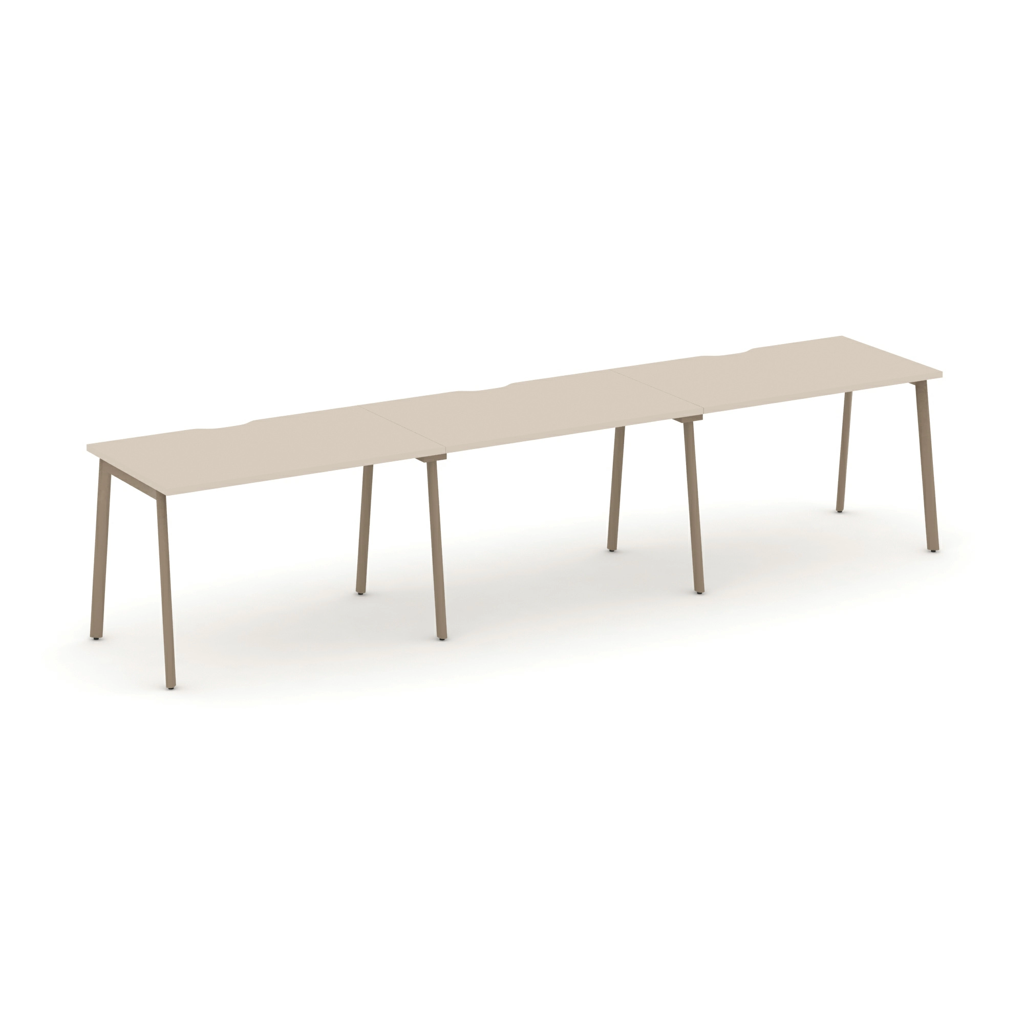 Рабочая станция на 3 места ES.RS-3.2-VP 3540х730х750