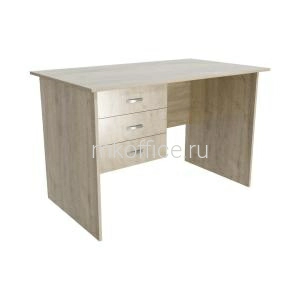 Стол письменный с тремя ящиками Континент дуб кронберг СФ215 1200х704х750