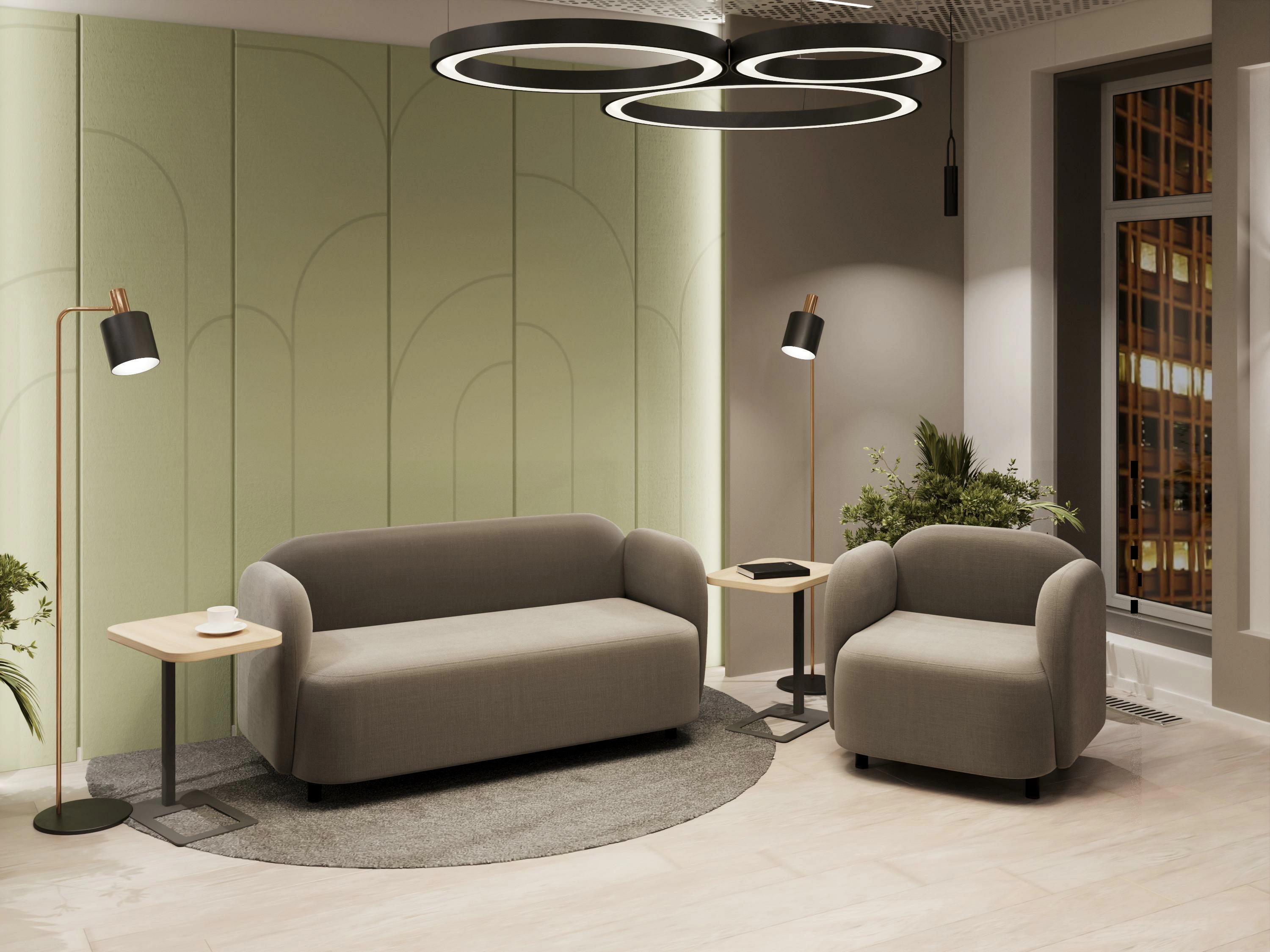 Офисные диваны Mons. Каталог. МК Офис