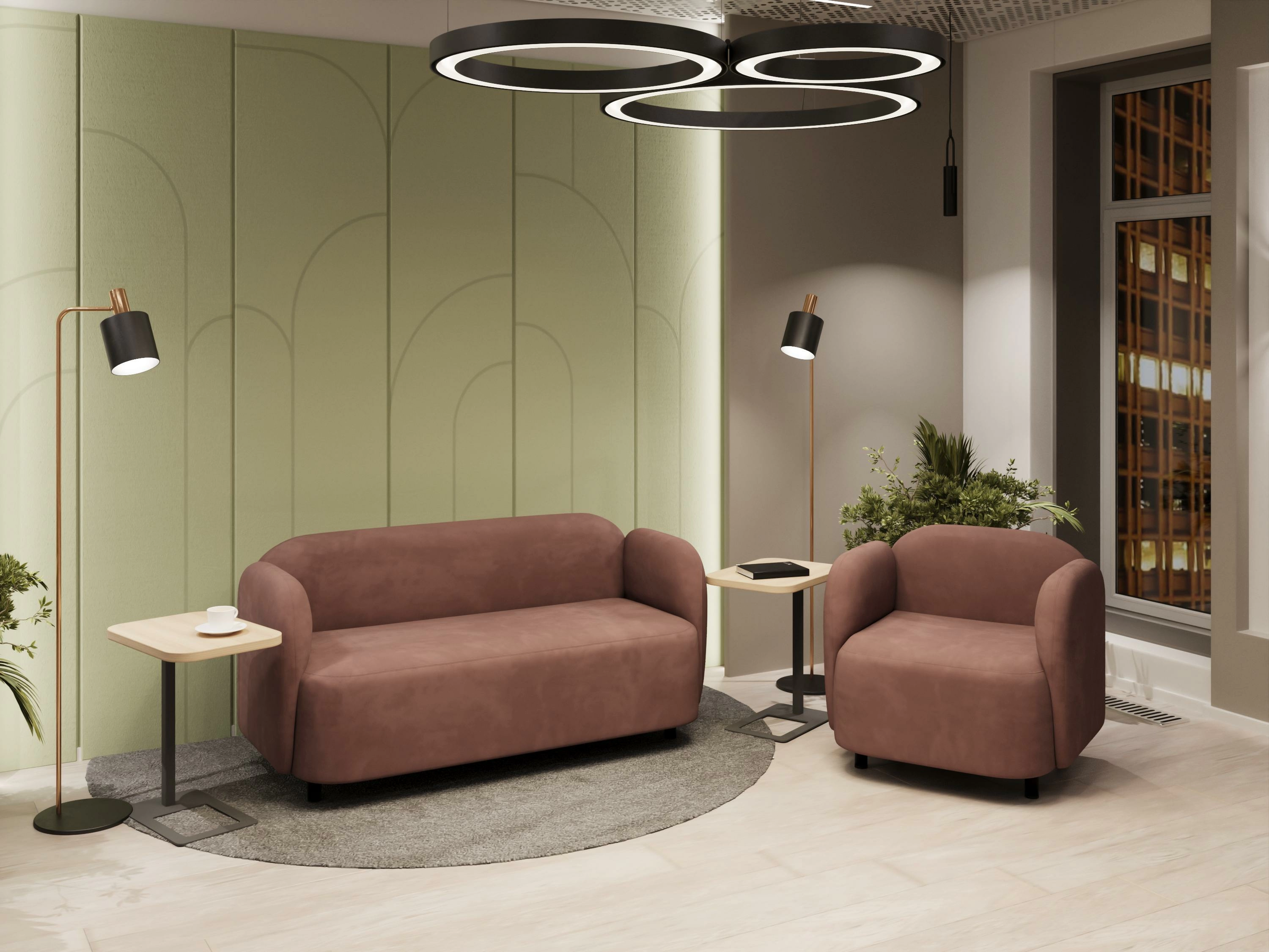 Офисные диваны Mons. Каталог. МК Офис