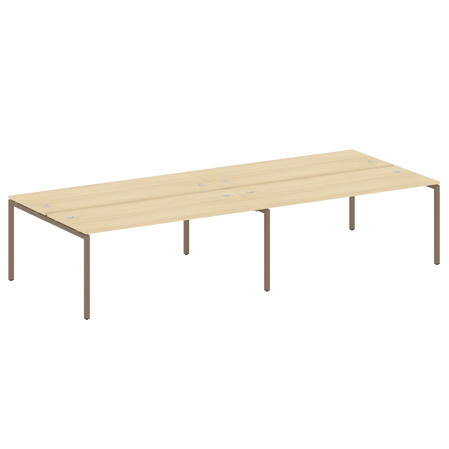 Рабочая станция на 4 рабочих места на П-образном м/к 40БП.СМ-4.5 3600х1475х750 Рабочая станция на 4 рабочих места на П-образном м/к 40БП.СМ-4.5 3600х1475х750