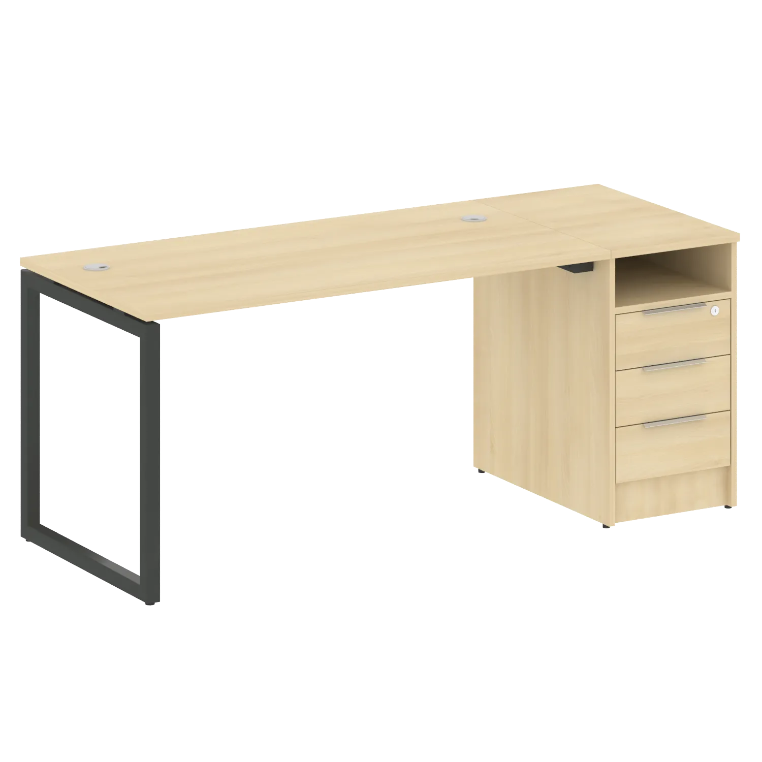 Рабочая станция на О-обр м/к с опорной тумбой 40БО.РС-СТП-1.3 1812х720х750