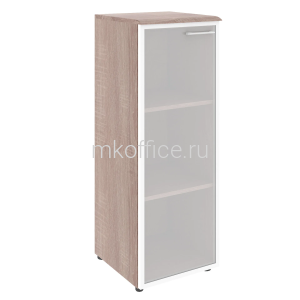 Wave Шкаф колонка со стеклянной дверью в алюминиевой раме и топом WMC 42.7 (L/R)